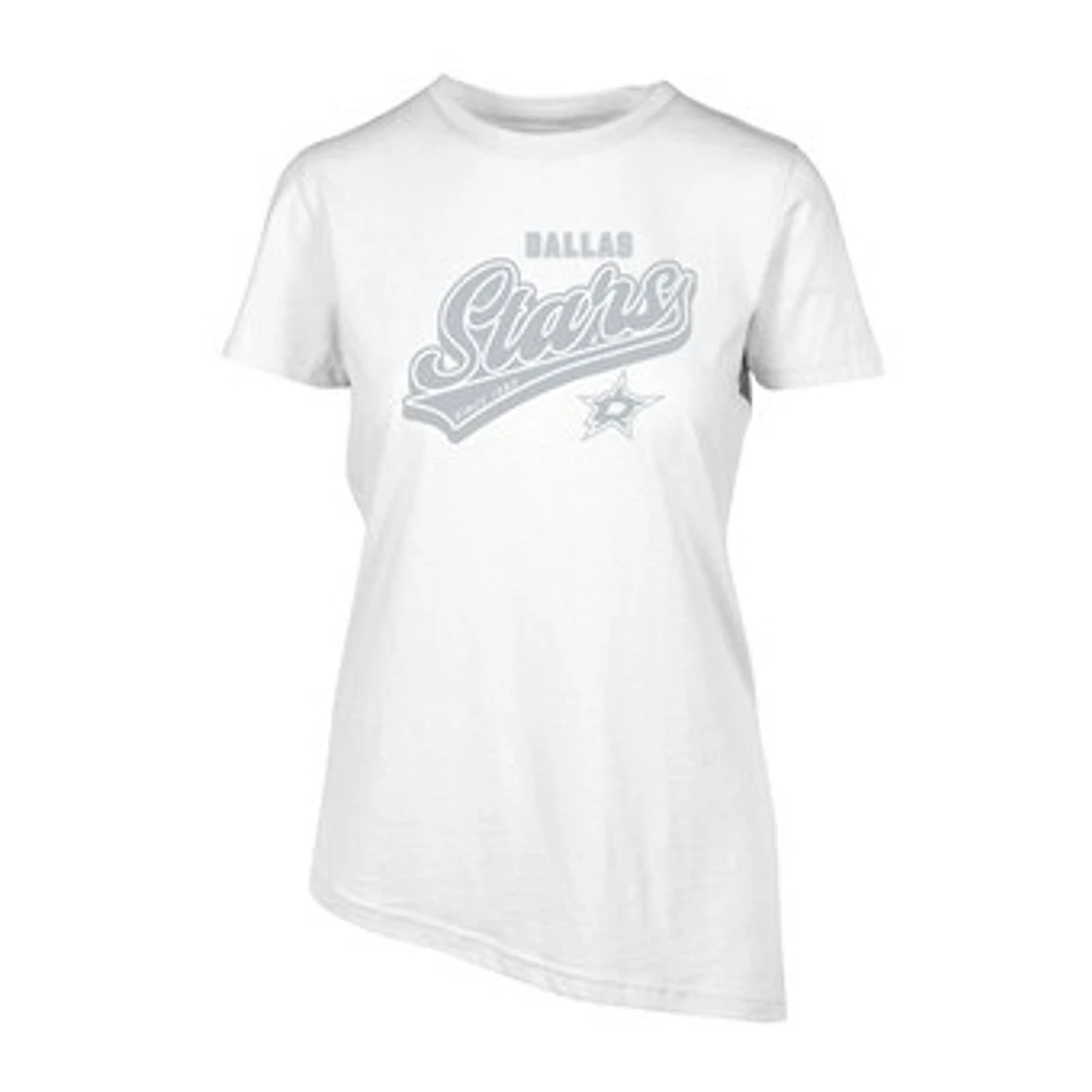 Women's Levelwear White Dallas Stars Birch Sweep T-Shirt