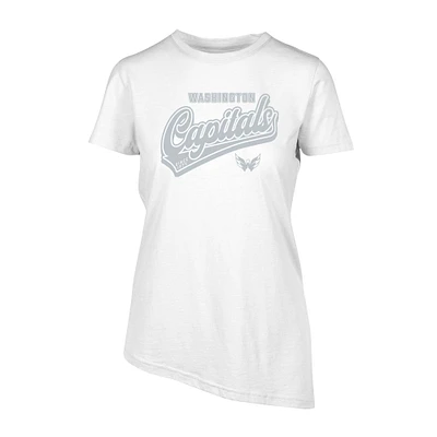 Women's Levelwear White Washington Capitals Birch Sweep T-Shirt