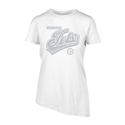 Women's Levelwear White Winnipeg Jets Birch Sweep T-Shirt