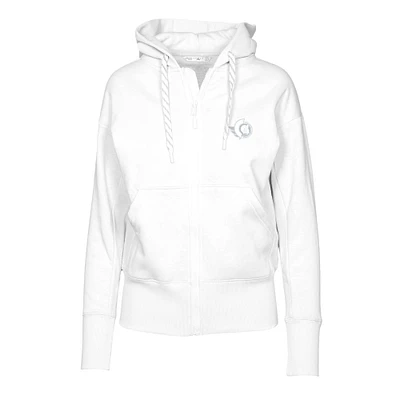Women's Levelwear White Ottawa Senators Gardinia Core Full-Zip Hoodie Jacket
