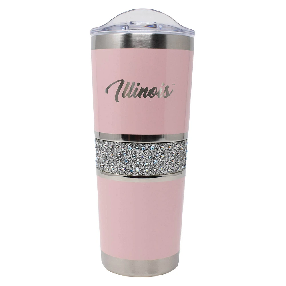 Illinois Fighting Illini 20oz. MyBevi Rhinestone Tumbler