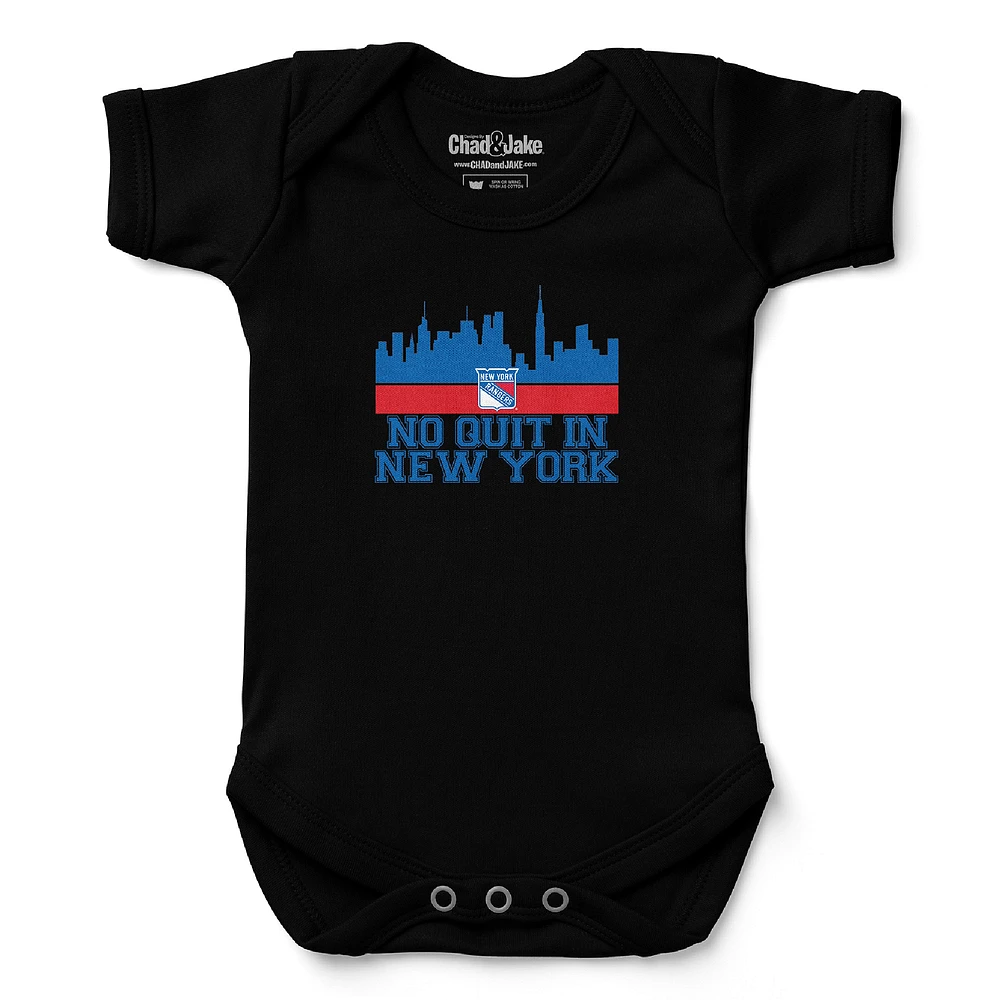 Newborn & Infant Chad Jake New York Rangers No Quit Bodysuit