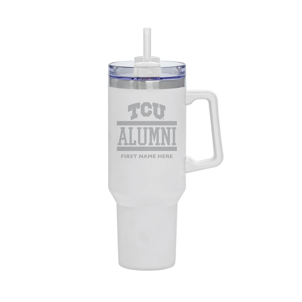 TCU Horned Frogs 40oz. Rocky Alumni Personalized Tumbler