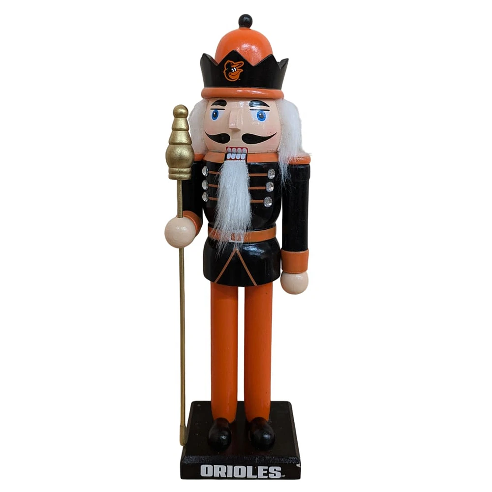 Baltimore Orioles 12" Wooden Nutcracker Statue