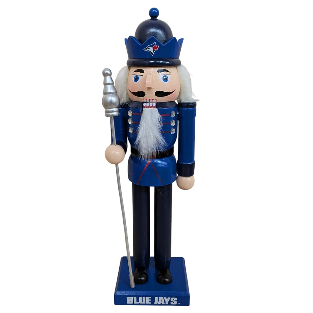 Toronto Blue Jays 12" Wooden Nutcracker Statue