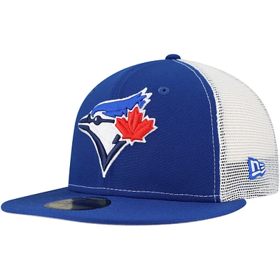 Men's New Era Royal Toronto Blue Jays Team Color 59FIFTY Trucker Fitted Hat