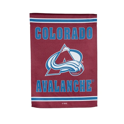 Colorado Avalanche 12.5" x 18" Double-Sided Embossed Suede Garden Flag