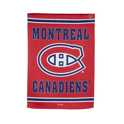 Montreal Canadiens 12.5" x 18" Double-Sided Embossed Suede Garden Flag