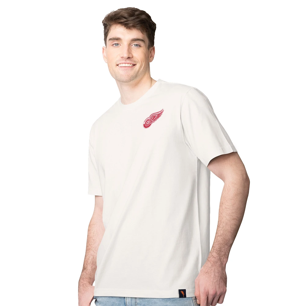 Men's Margaritaville Cream Detroit Red Wings Time Flies T-Shirt