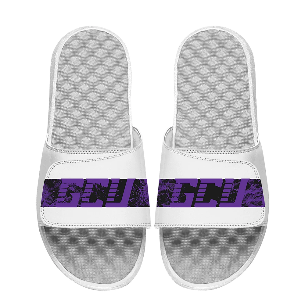 Men's ISlide White Grand Canyon Antelopes Distressed Slide Sandals