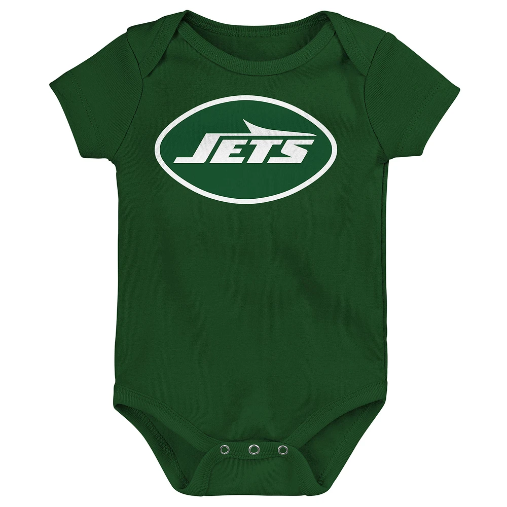 Newborn Green New York Jets Logo Bodysuit