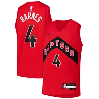 Youth Nike Scottie Barnes Red Toronto Raptors Swingman Jersey - Icon Edition