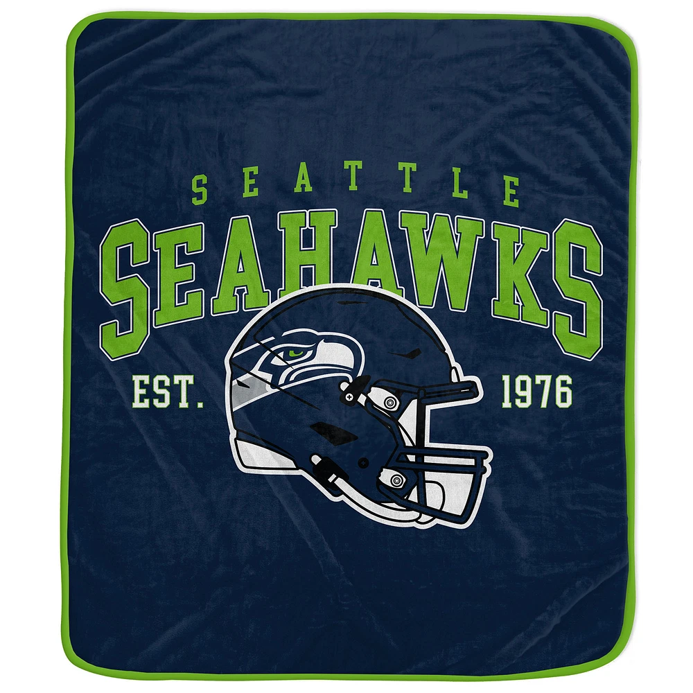Pegasus Seattle Seahawks Vintage Arch Ultra Soft 50" x 60" Blanket
