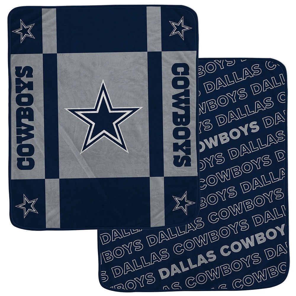 Pegasus Dallas Cowboys 60” x 70” Reverse Block Double-Sided Ultra Cozy Blanket