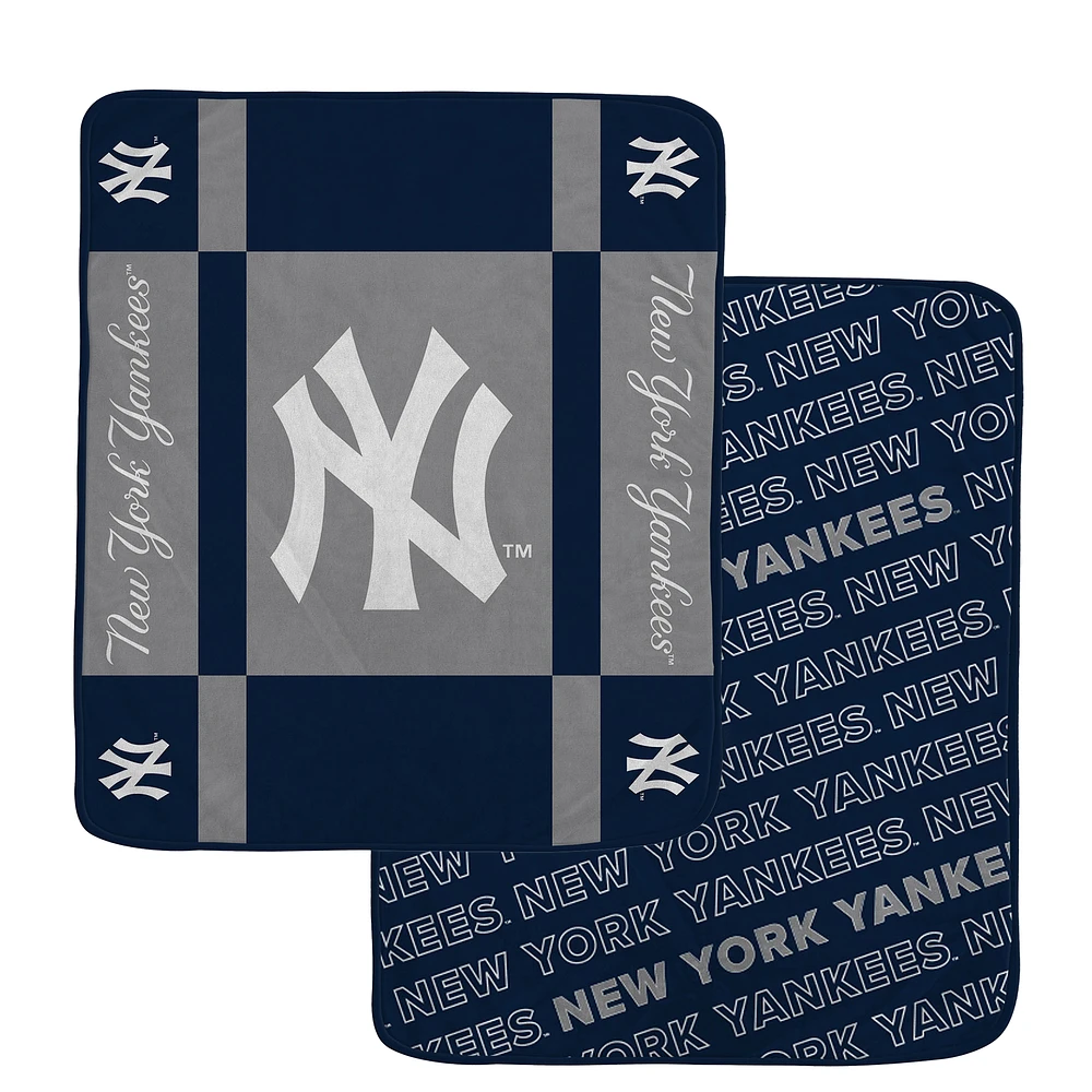 Pegasus New York Yankees 60” x 70” Reverse Block Double-Sided Ultra Cozy Blanket