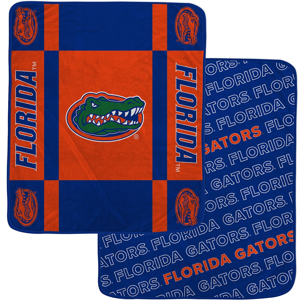 Pegasus Florida Gators 60” x 70” Reverse Block Double-Sided Ultra Cozy Blanket