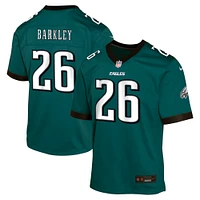 Youth Nike Saquon Barkley Green Philadelphia Eagles Game Jersey