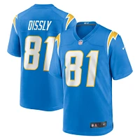 Men's Nike Will Dissly  Powder Blue Los Angeles Chargers  Game Jersey