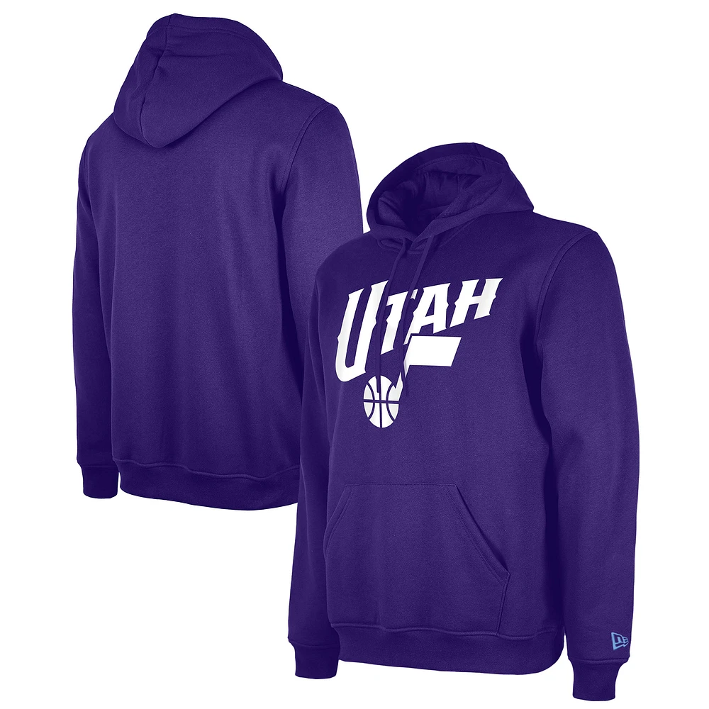 Men's New Era Purple Utah Jazz 2024/25 City Edition Pullover Hoodie