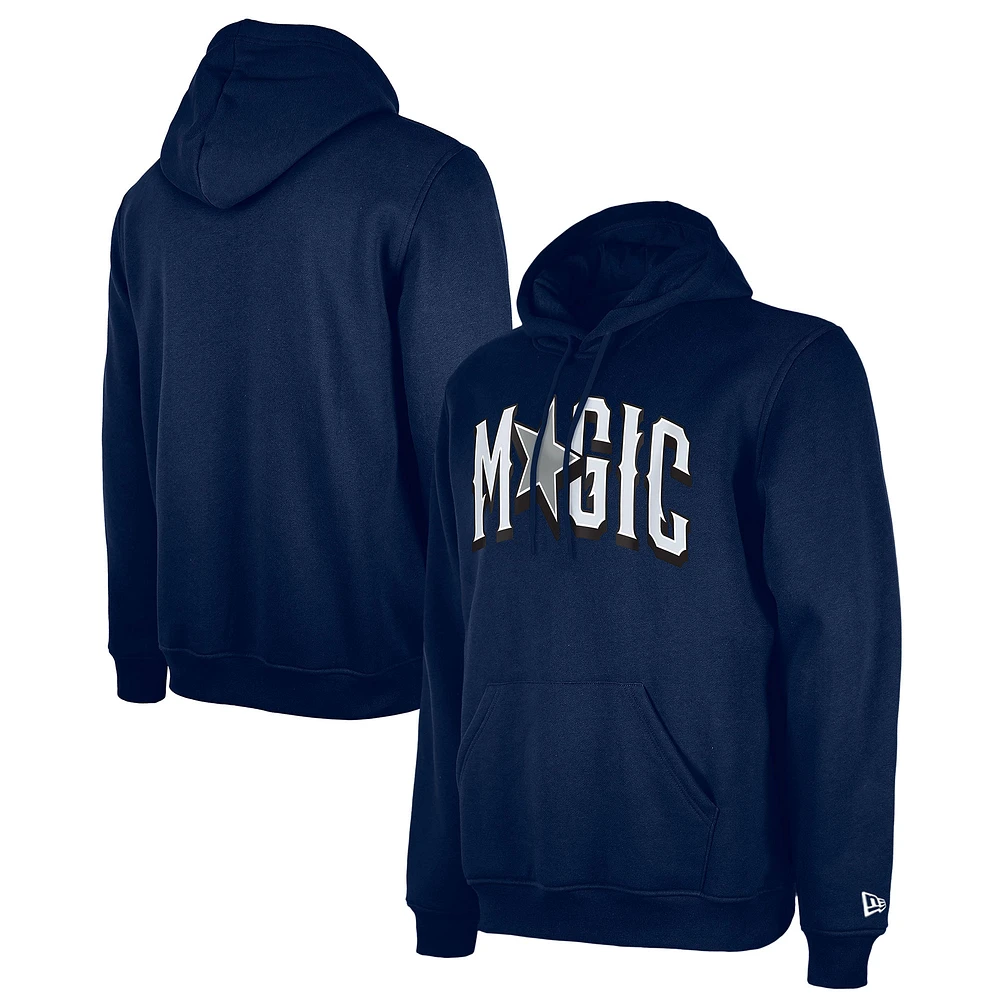 Men's New Era Navy Orlando Magic 2024/25 City Edition Pullover Hoodie