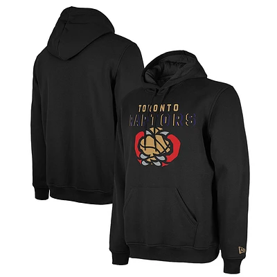 Men's New Era Black Toronto Raptors 2024/25 City Edition Pullover Hoodie