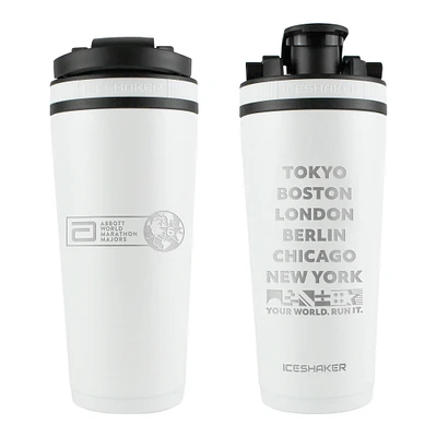 WinCraft Abbott World Marathon Majors 26oz. Six-Star Ice Shaker Bottle