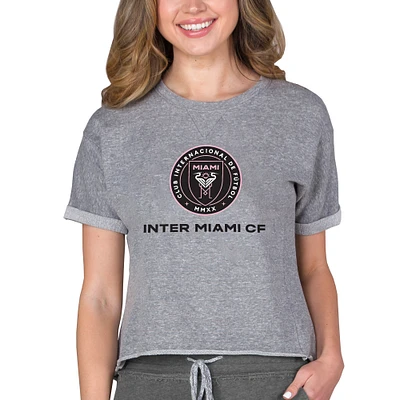 Women's Concepts Sport Gray Inter Miami CF Mainstream Terry Top