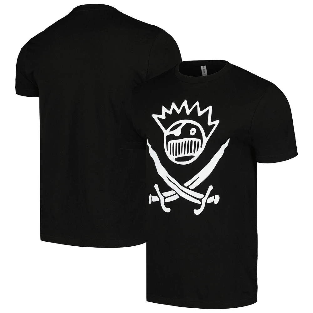 Men's Black Ween Pirate Graphic T-Shirt