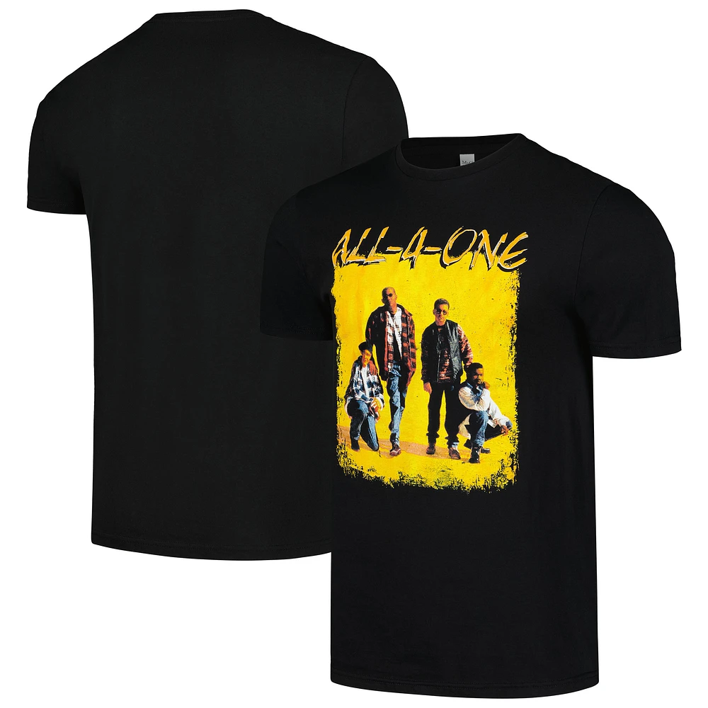 Men's Black All-4-One Remix Graphic T-Shirt