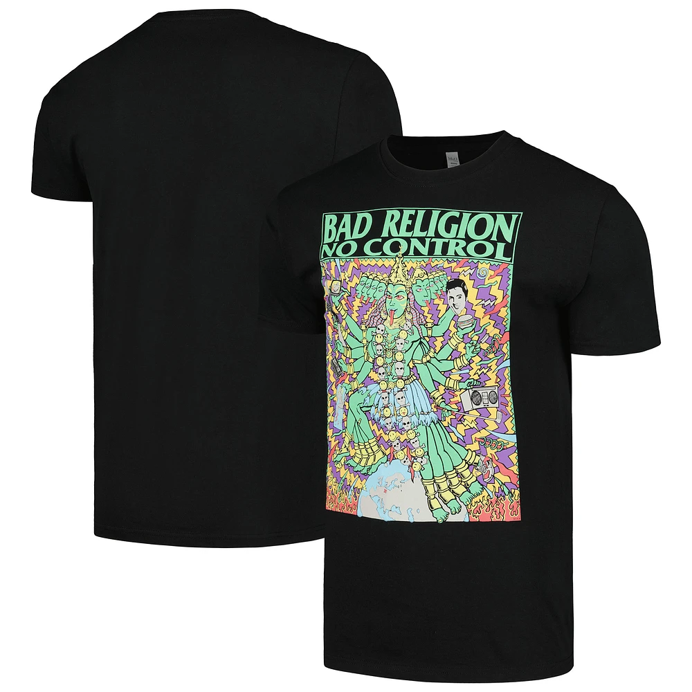 Men's Black Bad Religion Kozik Graphic T-Shirt