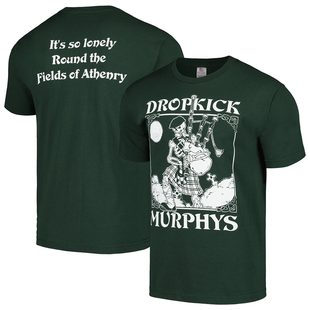 Men's Forest Green Dropkick Murphys Skelly Piper Graphic T-Shirt