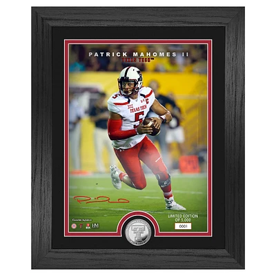 Highland Mint Patrick Mahomes Texas Tech Red Raiders 13" x 16" Silver Coin Photo Mint