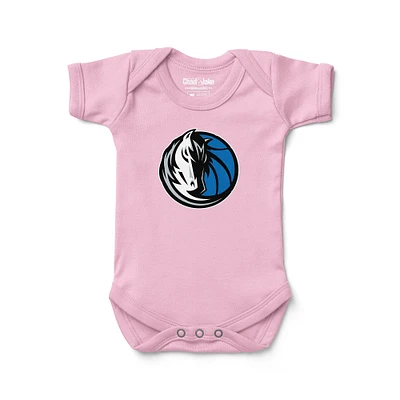 Newborn & Infant Chad Jake Pink Dallas Mavericks Primary Logo Bodysuit
