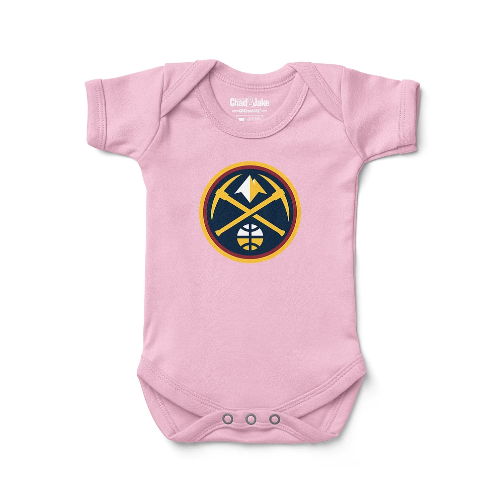 Newborn & Infant Chad Jake Denver Nuggets Primary Logo Bodysuit