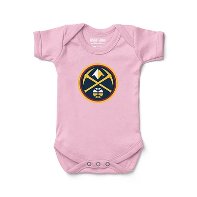 Newborn & Infant Chad Jake Denver Nuggets Primary Logo Bodysuit