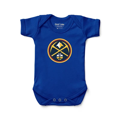 Newborn & Infant Chad Jake Royal Denver Nuggets Primary Logo Bodysuit