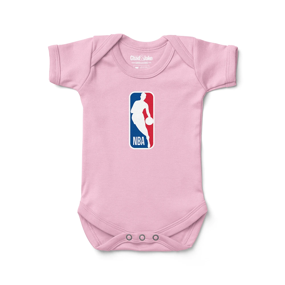 Newborn & Infant Chad Jake Pink NBA Primary Logo Bodysuit