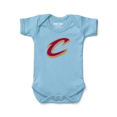 Newborn & Infant Chad Jake Light Blue Cleveland Cavaliers Primary Logo Bodysuit