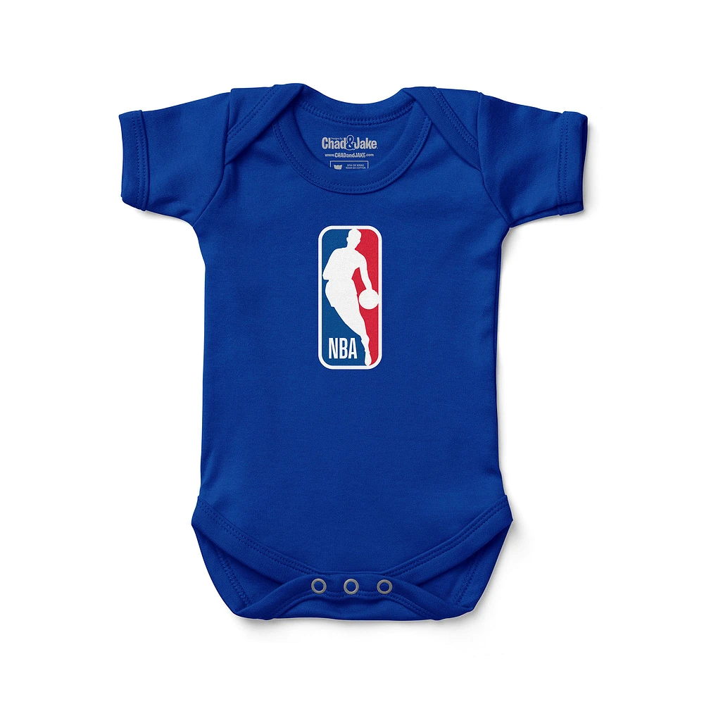 Newborn & Infant Chad Jake Royal NBA Events Primary Logo Bodysuit