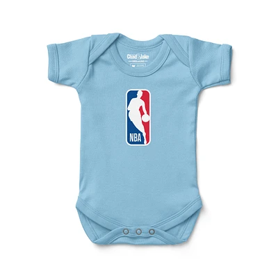 Newborn & Infant Chad Jake Light Blue NBA Events Primary Logo Bodysuit