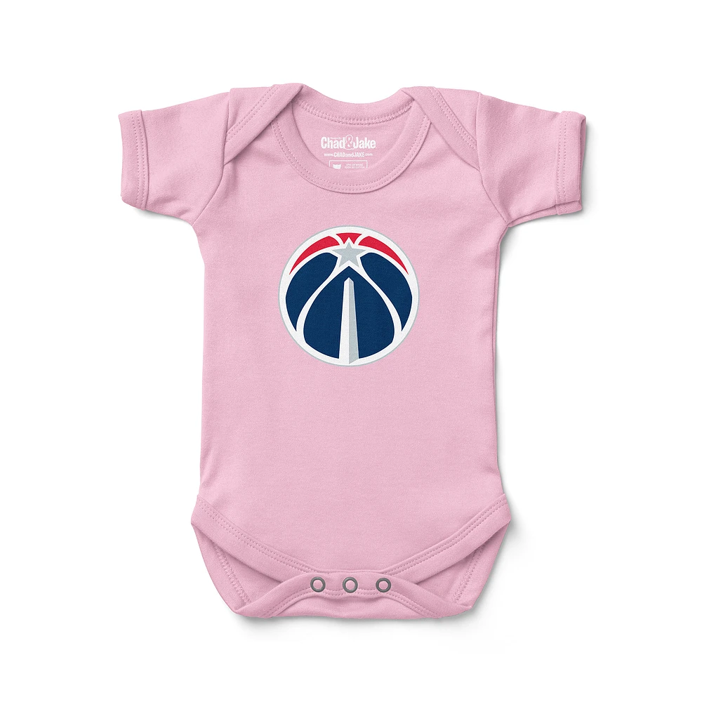 Newborn & Infant Chad Jake Pink Washington Wizards Primary Logo Bodysuit