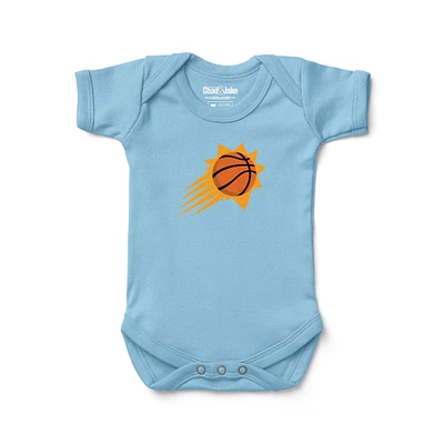 Newborn & Infant Chad Jake Light Blue Phoenix Suns Primary Logo Bodysuit
