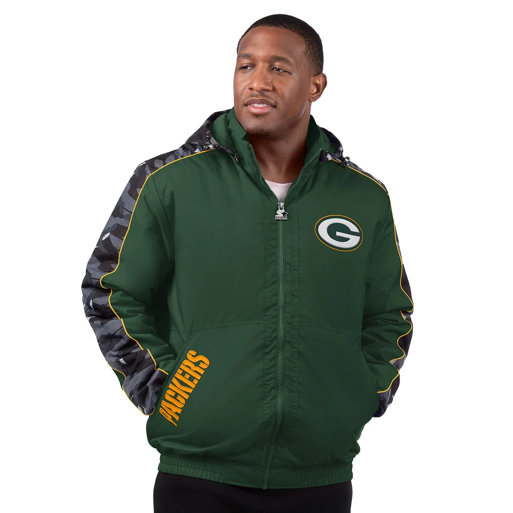 Men's Starter Green Bay Packers Thursday Night Gridiron Full-Zip Jacket