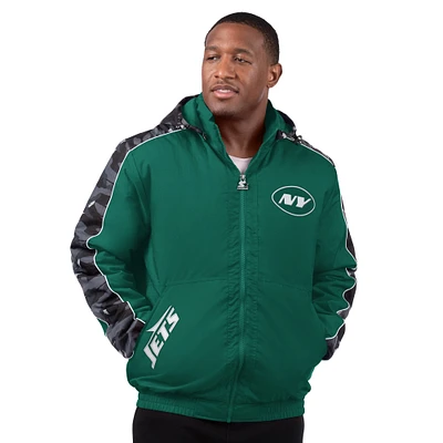 Men's Starter Green New York Jets Thursday Night Gridiron Full-Zip Jacket