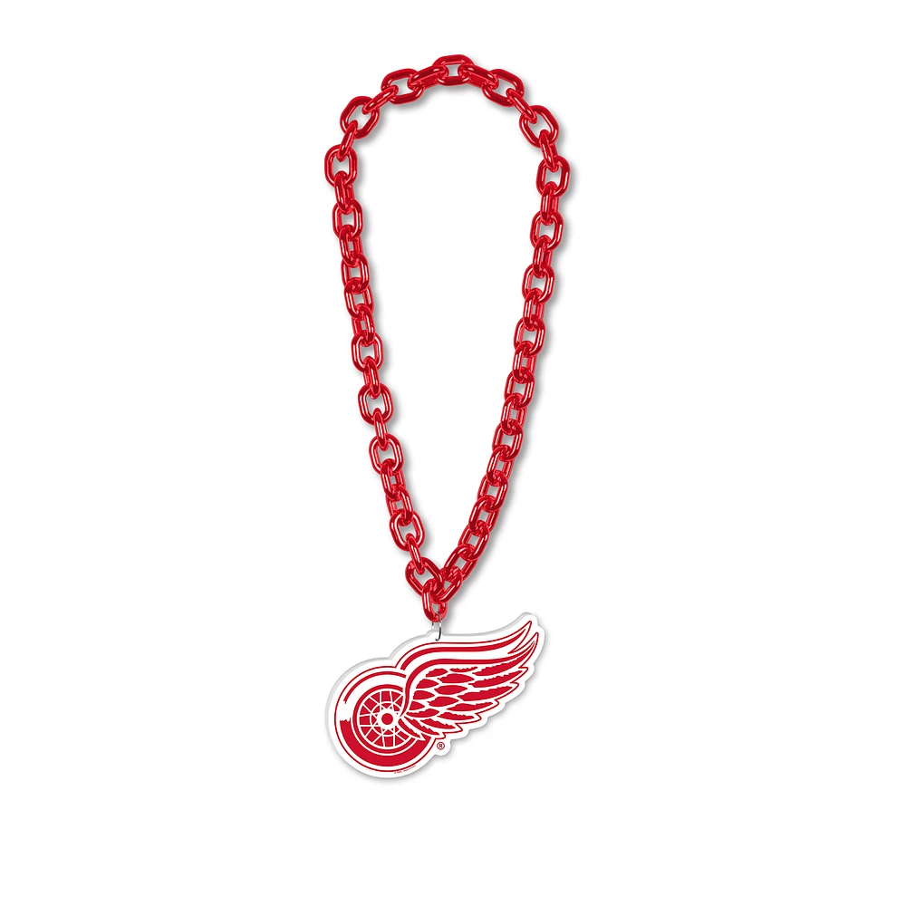 WinCraft Detroit Red Wings Big Chain Logo Necklace