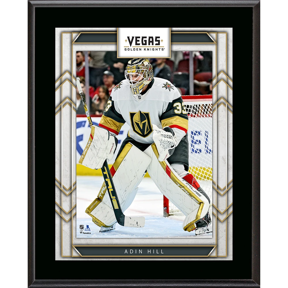 Adin Hill Vegas Golden Knights 10.5" x 13" Sublimated Player Plaque