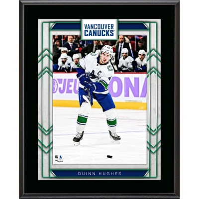 Quinn Hughes Vancouver Canucks 10.5" x 13" Sublimated Player Plaque