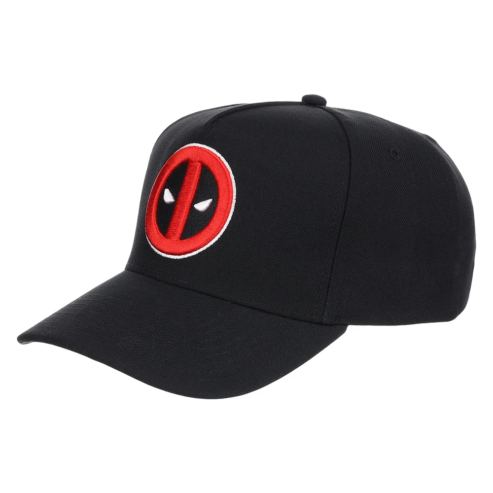 Men's Lids Black Deadpool Blackout A-Frame Adjustable Hat