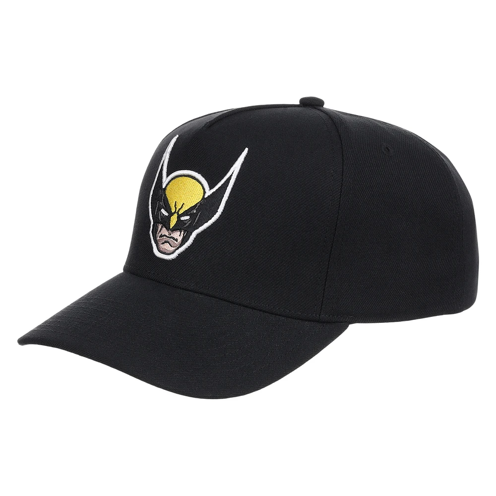 Men's Lids Black Wolverine Blackout A-Frame Adjustable Hat