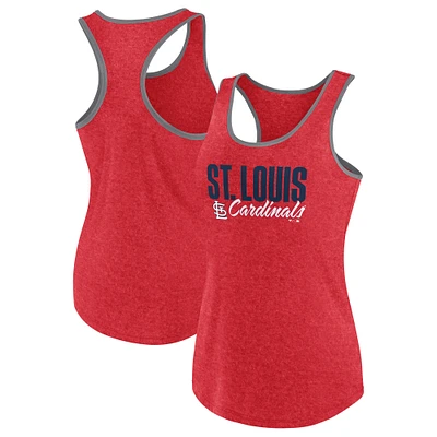 Women's Profile Red St. Louis Cardinals Plus Racerback Tank Top